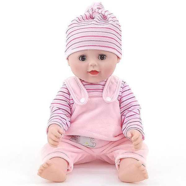 Mjuk Kropp Baby Docka Med Öppningsbara/Stängbara Ögon set2