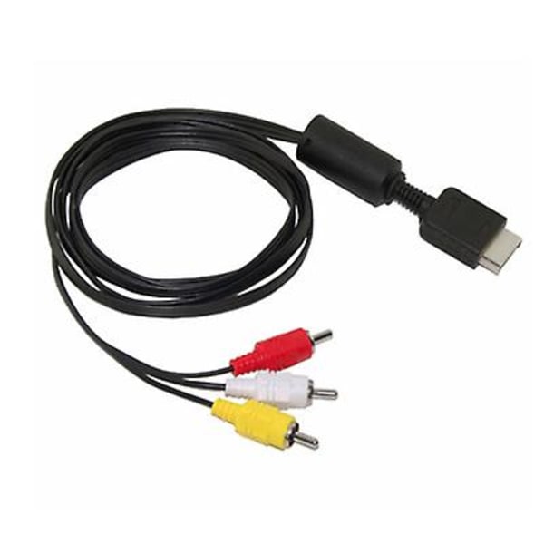 Audio Video AV -kaapeli RCA Playstation Ps1, Ps2 ja Ps3 -pelikonsoleille