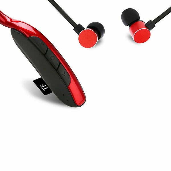 Trådlöst Bluetooth-headset med nackbygel och mikrofon