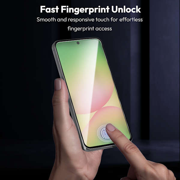 [LCS]2-pack Samsung A56 Screen Protector - Tempered Glass | [Automatic Installation] - Bubble-free Samsung A56