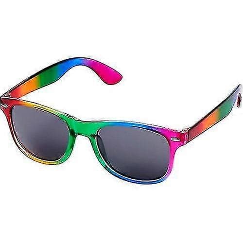 Solglasögon för damer/kvinnor med solstrålar och regnbåge Multicoloured One Size