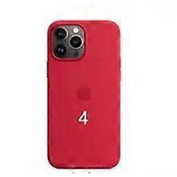 [LCS]Läderfodral för iPhone 13 Mini Läderfodral med Magsafe Dark Cherry
