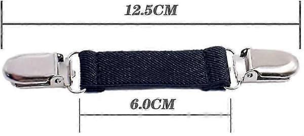 [LCS]6 stk. Vinterluffeklemmer Elastiske Handskeklemmer i Rustfrit Stål - Gode