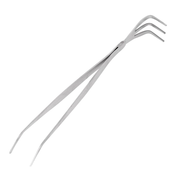 2-in-1 Ruostumattomasta teräksestä valmistettu juuriharava Bonsai-pinsetit Maataloustyökalu ergonomisella kahvalla 0.1