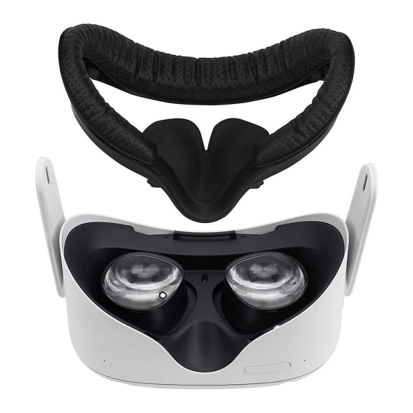 Nytt för oculus quest 2 ersättnings pu breddad ansiktsdyna kudde ansiktsskydd fäste skyddsmatta ögonkudde för oculus quest 2 vr