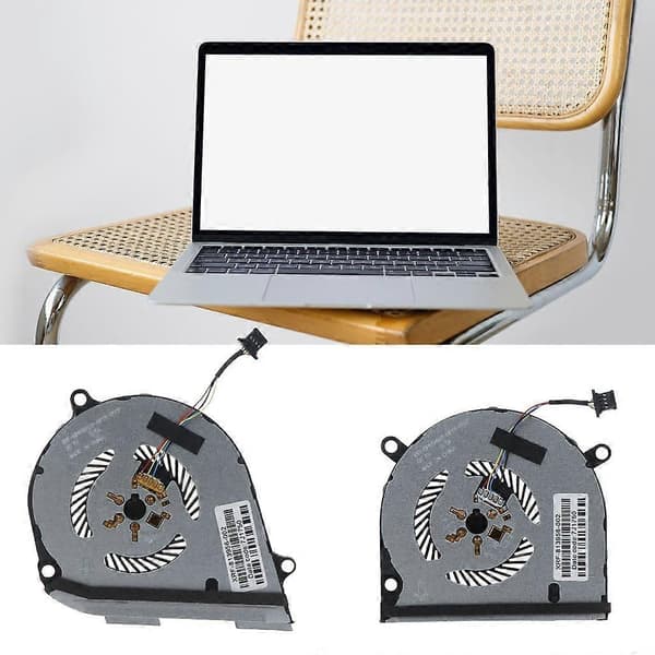 Højhastigheds CPU GPU køleventilator L53541-001 L53542-001 til ENVY X360 15-DS CPU GPU