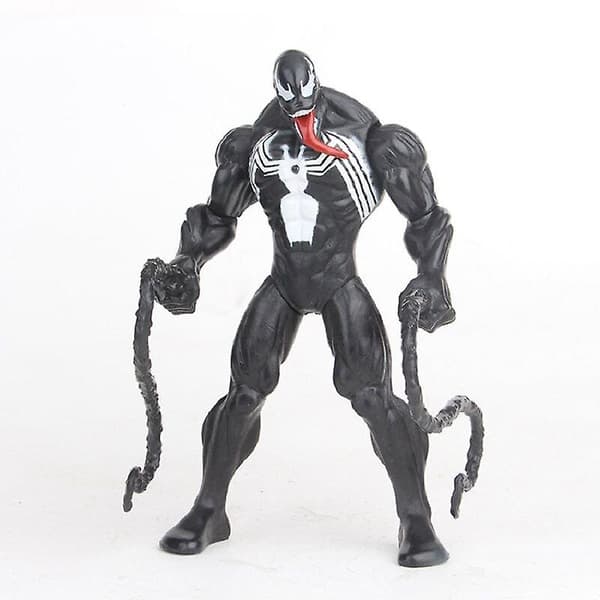 (Sort Venom) Spider-Man Hovedfjende Venom PVC Actionfigur Legetøj