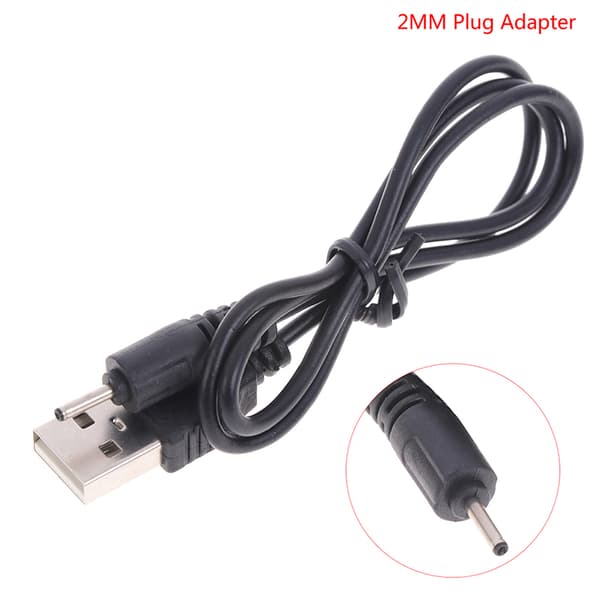 [LCS] 2,0 mm:n liitinsovitin USB-latauskaapeli Nokia CA-100C Sma Black -puhelimelle Black Onesize
