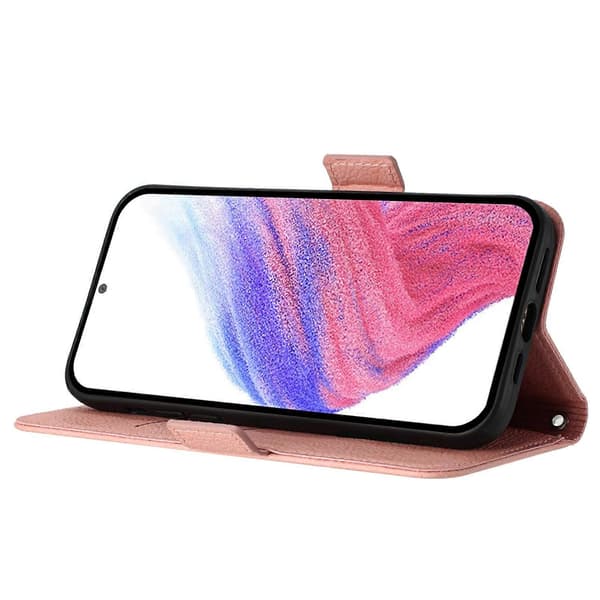 RFID-nahkakotelo TCL 505:lle Pink