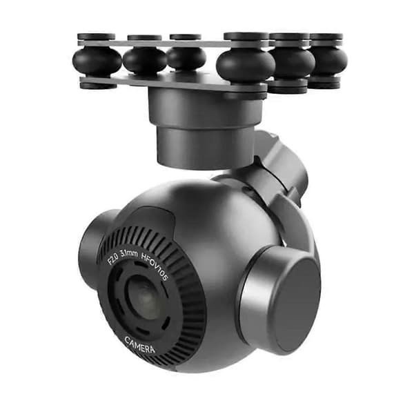 Til Skydroid C11 4K 8MP 3-akset Gimbal-kamera med 30x zoom, til FPV Drone P ography Bil DVR Black