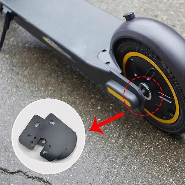 [LCS] Baghjuls pakning fast blok til Max G30 baghjulsdele elektrisk scooter tilbehør Black