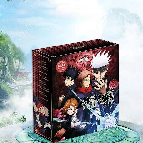 Anime Jujutsu Kaisen Lykkegavepose Kollektion Legetøj Med Postkort