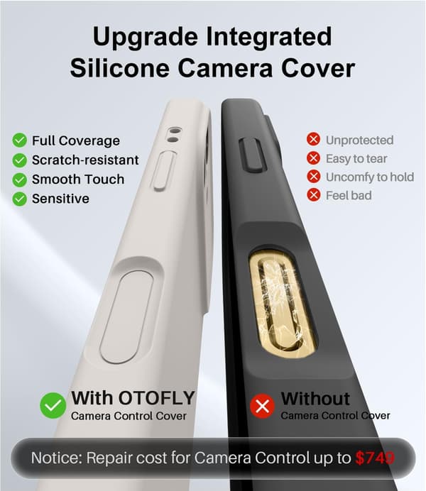 [LCS] Ultratynt Magsafe silikondeksel til iPhone 17 Pro - Stone iPhone 17 Pro iPhone 17 Pro stone