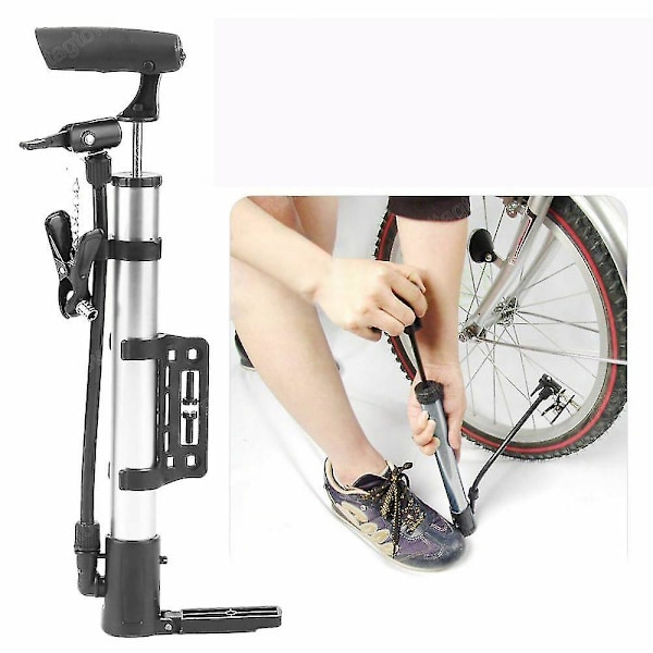 Håndcykelpumpe Cykel Luftpumpe Bold Basketball Dæk Fodbold Oppuster
