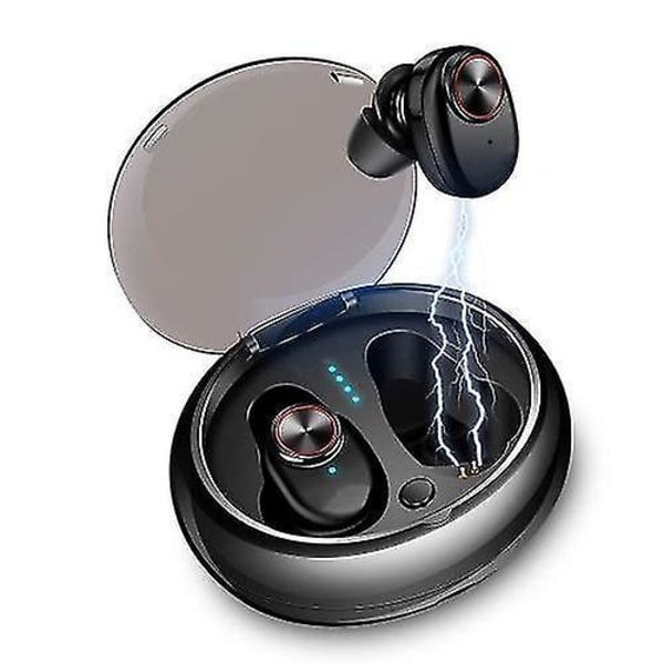 V5 TWS BT 5.0 + EDR True Wireless Hörlurar med 500mAh Laddningsbox