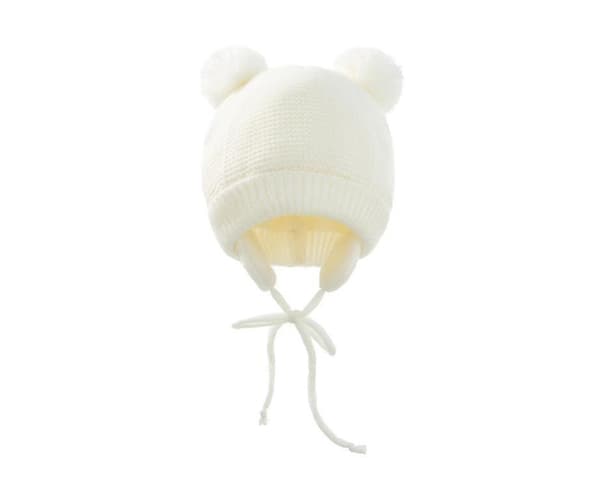 [LCS] Vinter Børn Polar Fleece Blød Varm Hue Handsker Sæt white