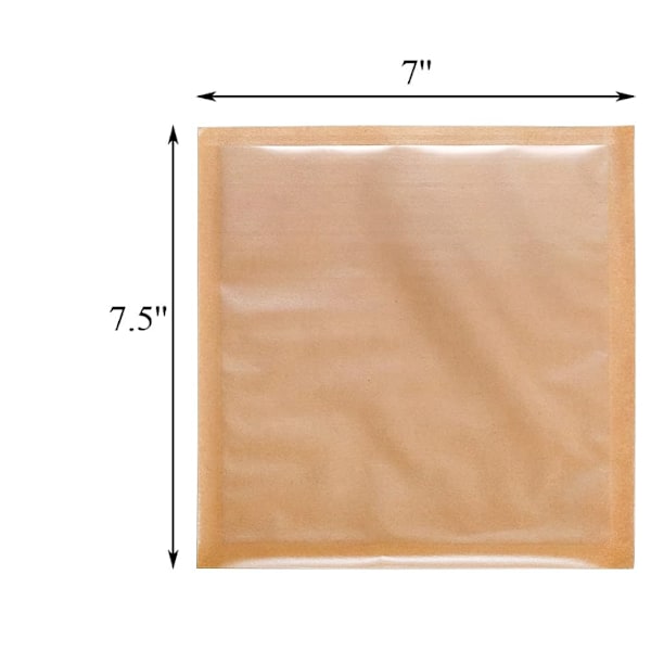 100 kpl (17,8x19,1 cm) Läpinäkyviä leipäpaperipusseja ikkunalla kekseille, leivälle tarroilla, ruokapusseja leivonnaisille, donitseille, leivoksille, lahjoille