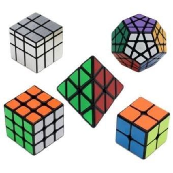 Rubiks Kub 2x2x2 3x3x3 Pyramid Megaminx Set