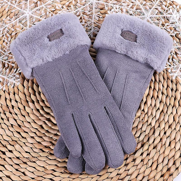 Myke Micro Semsket Vinterhansker for Damer blue