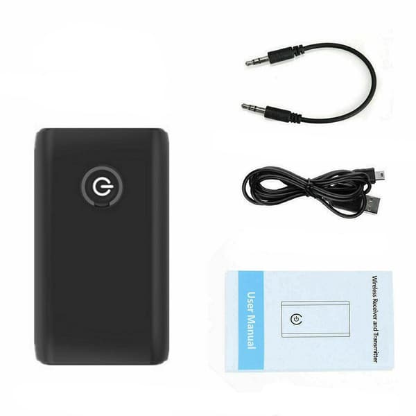 [LCS] Bluetooth 5.0 sender mottaker 2-i-1 trådløs lyd 3,5 mm Jack Aux-adapter