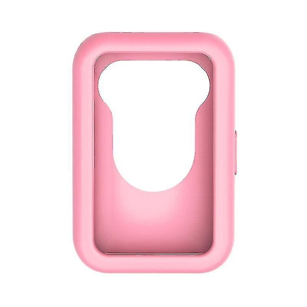 Silikone Armbåndsrem til Huawei Watch Fit, Udskiftningsrem + Ridsefast Urkasse Pink, Pink Style K Huawei Watch Fit Pink, Pink