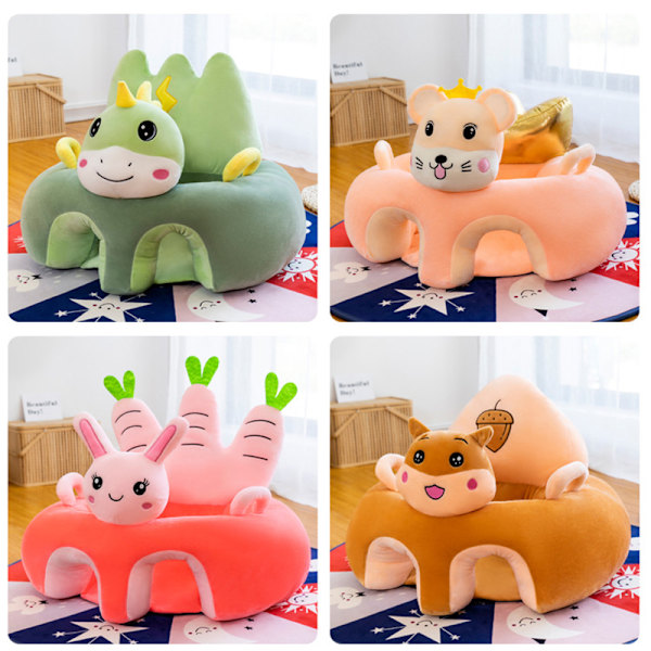 Tegneserie Sæde Børn Baby Sød Baby Anti-fald Sofa Tegneserie Dyr Plys Legetøj til Baby Rabbit