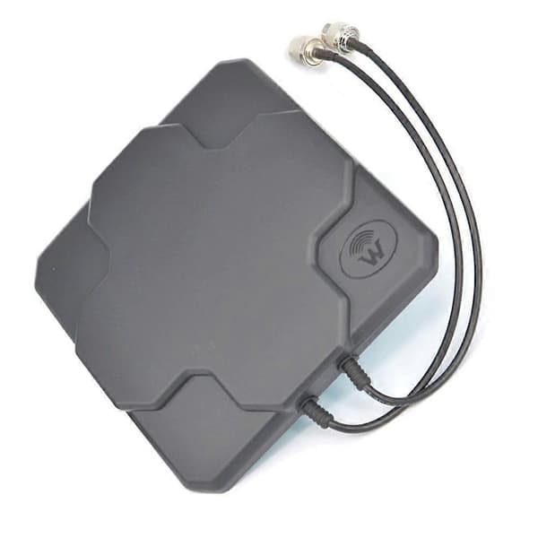 Utomhus 4G LTE-antenn Dubbelpolariserad Panel Riktad Extern Antenn N Hona Black