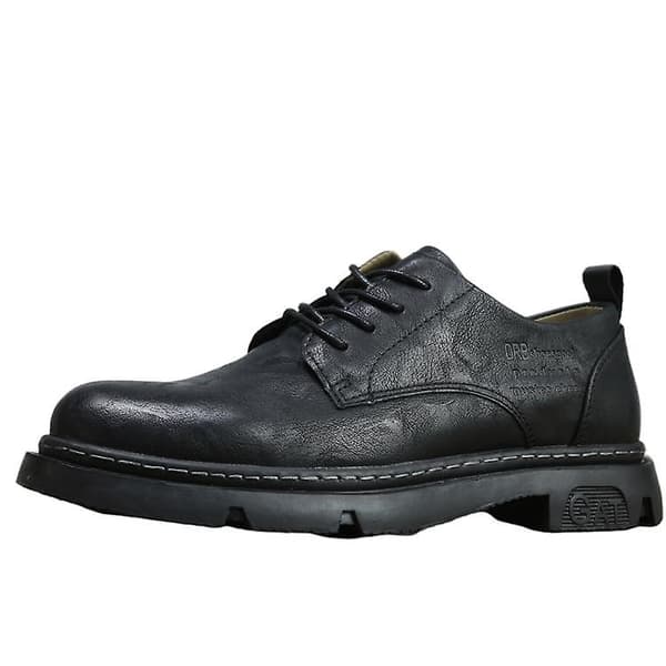 [LCS]Retro britiske afslappede lædersko til mænd, trendy sko 44