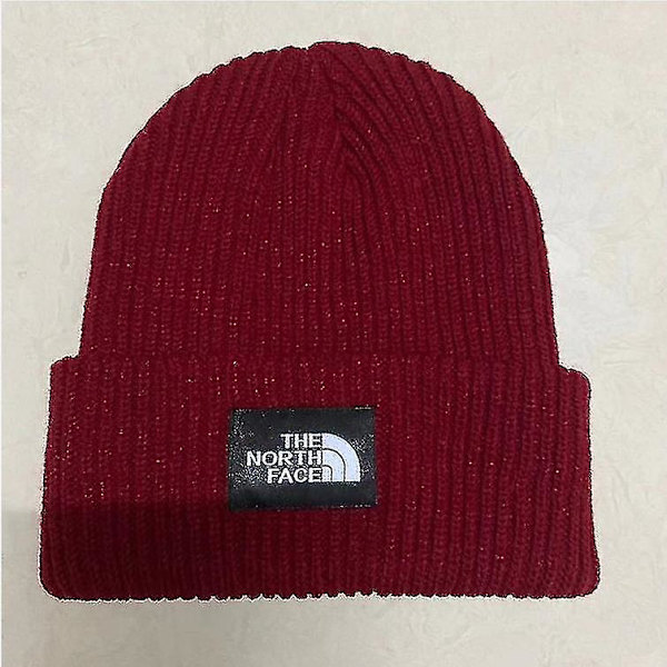 Herre Dame Strikket Uld Vinter Slouch Beanie Hue One Size Skateboard WineRed