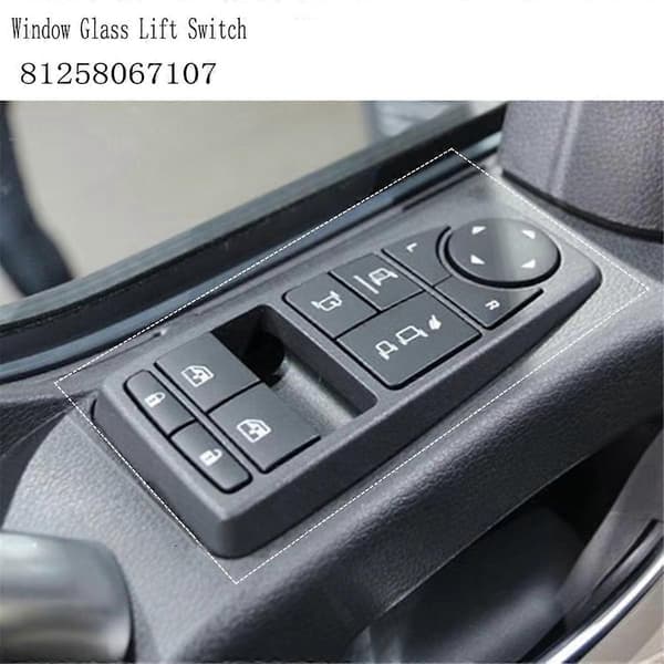 Vindusbryter for MAN TGL TGM Lastebil TGS TGX Black