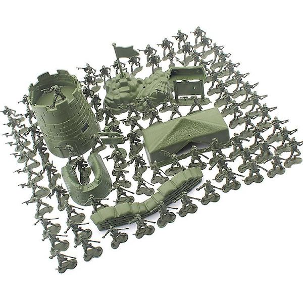 Mini Gave Tilbehør Militær Soldat Modell Sett Kit Småbarnsarm