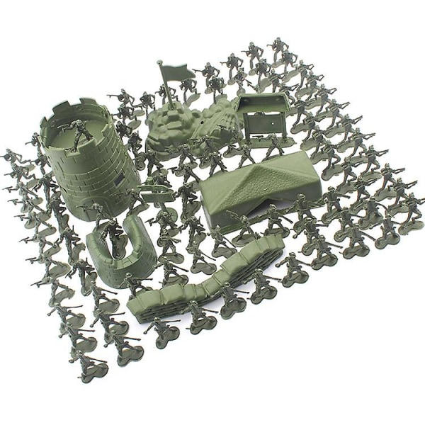 Mini presenttillbehör Militär soldat Modell Set Kit Toddler Arm