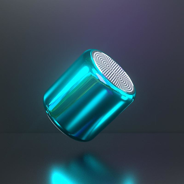 Mini Bluetooth 5.0 Stereo Högtalare Portabel True Wireless Subwoofer Kolumn Blue
