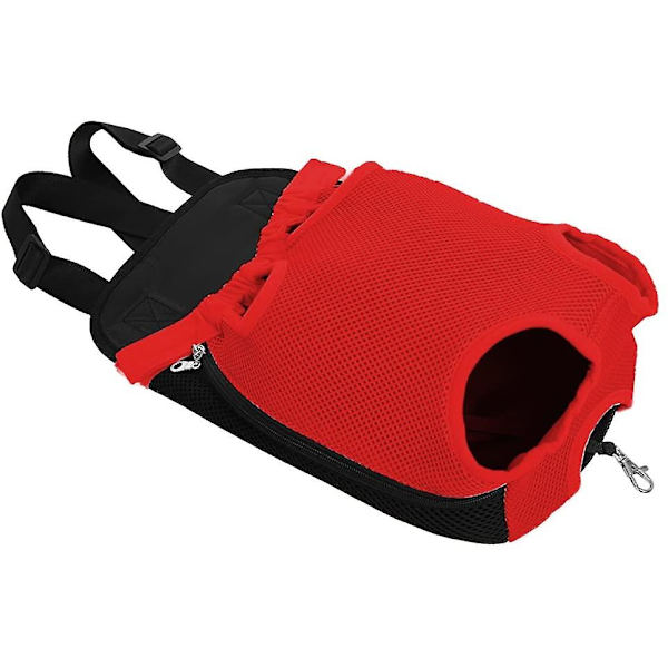 Handsfree Justerbar Ryggsäck Resväska Kompatibel med Husdjursraser Utomhus Mesh*Red