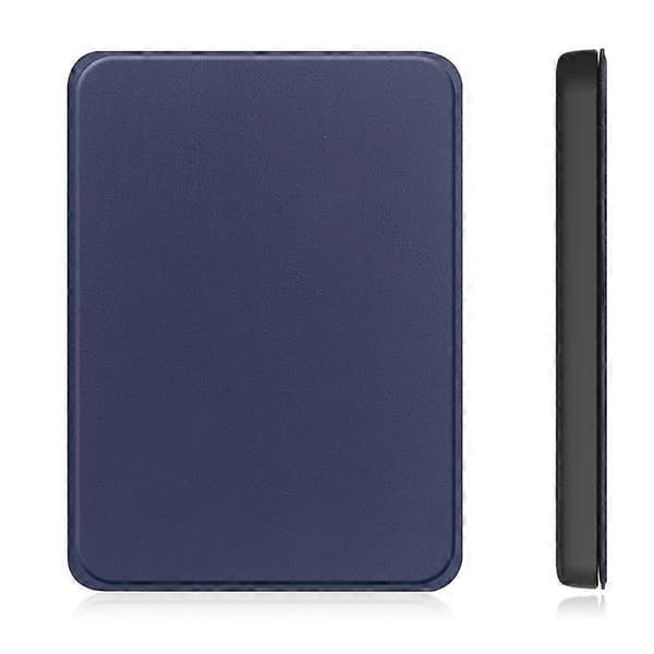 [LCS]Kompatibel med Kindle Paperwhite (2024) Etui PC + PU E-læser Cover Understøtter Auto Vågn/Dvale Blue