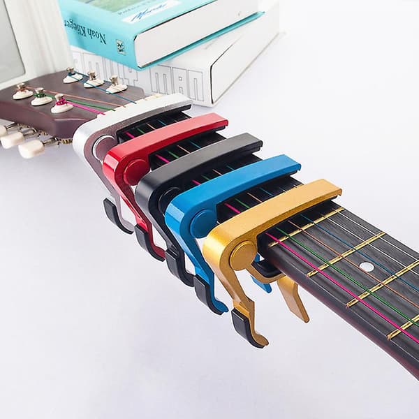 [LCS]Högkvalitativ aluminiumlegering metall ny gitarr-capo Red