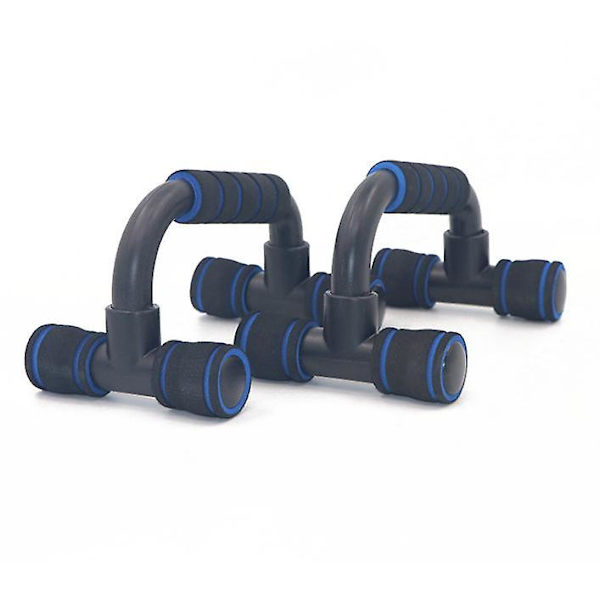 I-formet Push-up Rack Innendørs Treningsmaskin Brysttrening Skum blue