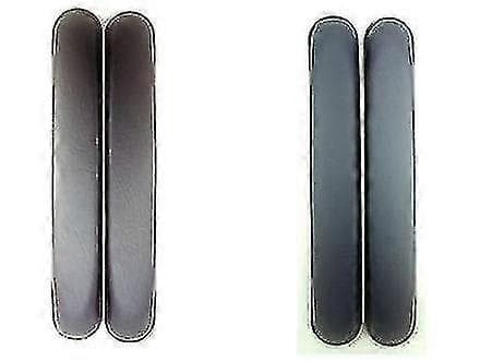 Universelle armputer for rullestol - 2 stk polstrede armlenputer i lær Blue Leather handrail Long