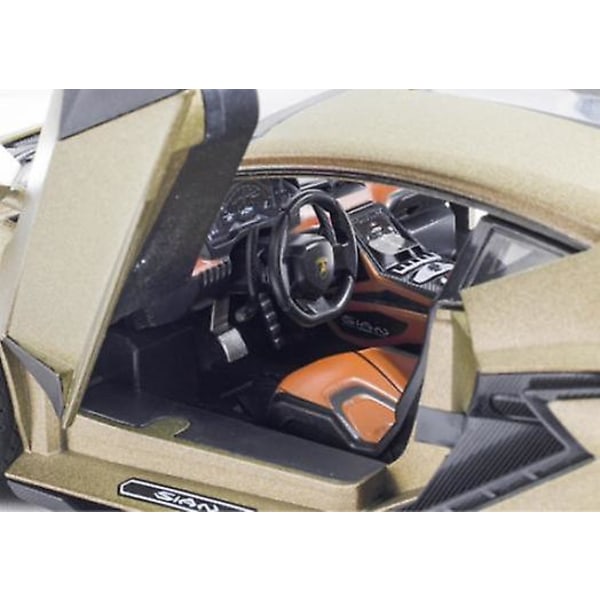 1:18 Lamborghini Modell Gjuten Legering Pojkleksaker Bilar Modellbilar & Leksak SIAN FKP37 Superbil (Mörk guld)
