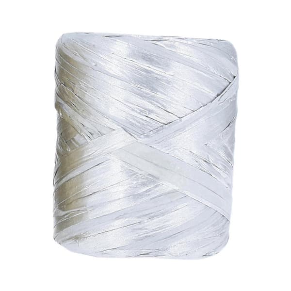 Raffia Papirbånd Pakkepapir Snorbånd til Pakning Indpakning Buketter Sølv Silver