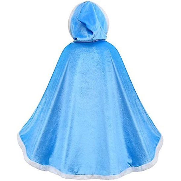 [LCS]Prinsesse Hætte Kappe Kostume blue 150cm