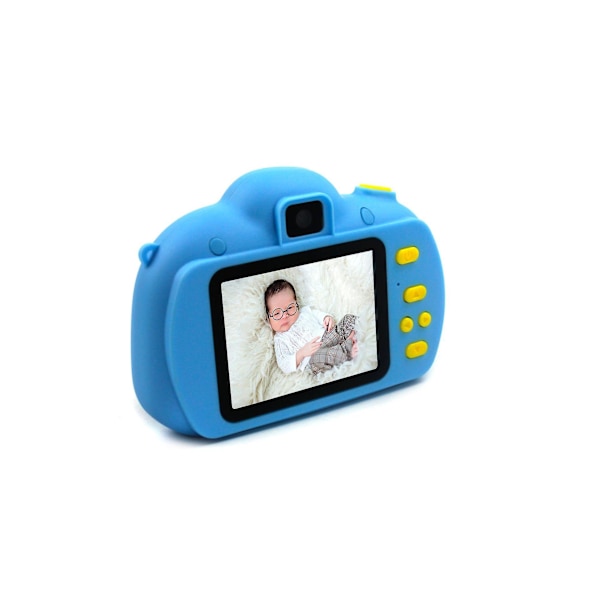 Selfie-kamera för barn, digital videokamera, inklusive 16 GB SD-kort blue