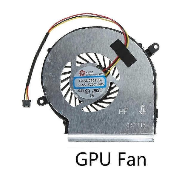 5V 0.55A 3-bens bærbar køleventilator udskiftning til MSI GE72 GE62 PE60 PE70 GL62 GL72 serie computer hardware reparationskomponent del GPU