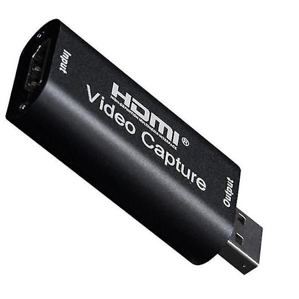 HDMI Video Capture Card USB 2.0/1080p HD Recorder för Video Live Streaming/Spel