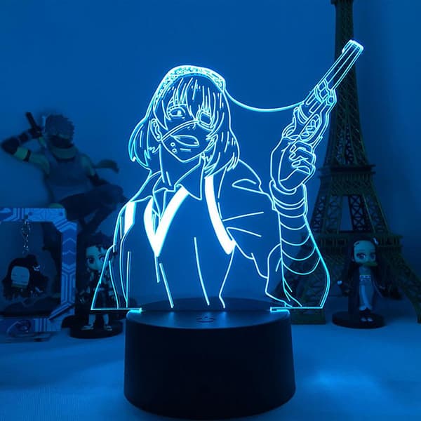[LCS]3d Led nattlys lampe Anime Kakegurui Yumeko Jabami(2)
