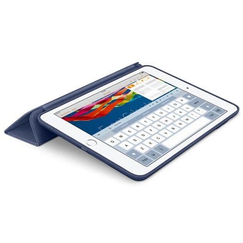[LCS] Veldig tynt smart læretui kompatibelt med iPad mini 1 2 3 - Blå