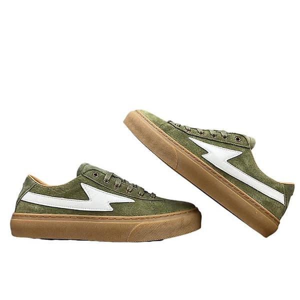 [LCS] Første lag svineskind afslappede sneakers til mænd, der matcher alt 41