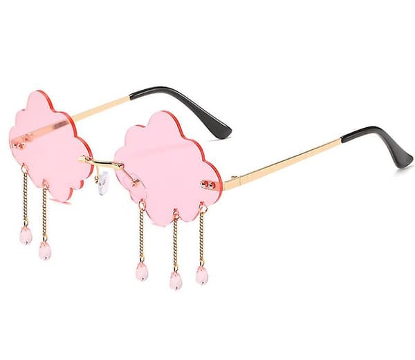 Pilvet Sateen Koristeelliset Aurinkolasit pink