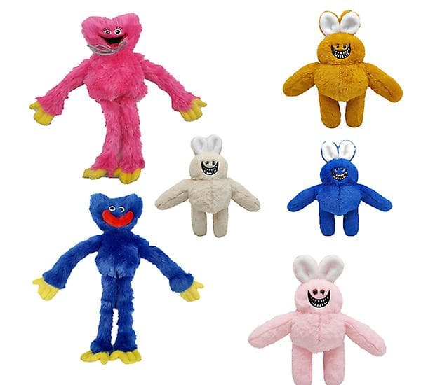Mjukisdjur Monster Skräck Jul Fylld Docka Gåvor blue2