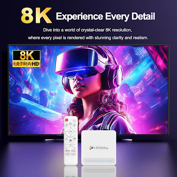 [LCS]H96MAX H618 Internetdekoder (4+32GB)